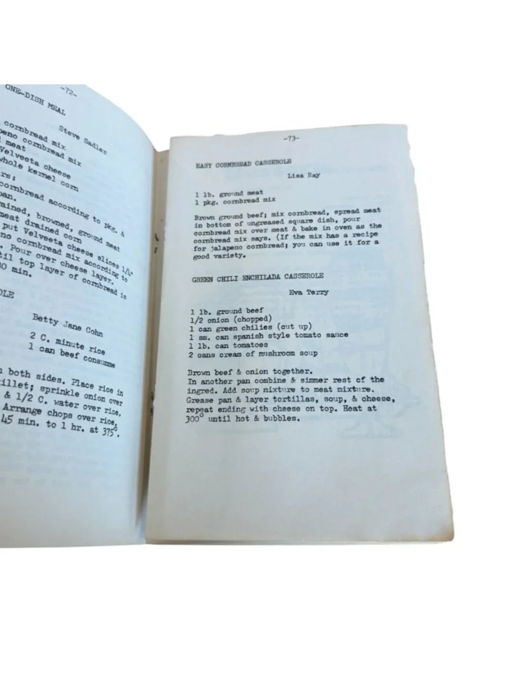 Mission Happy Eating Cookbook Meadowbrook Baptist Church 1979 VTG Recipe Waco TX